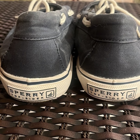 Sperrys top slider, boat shoe navy and white size 10 M - Picture 4 of 8
